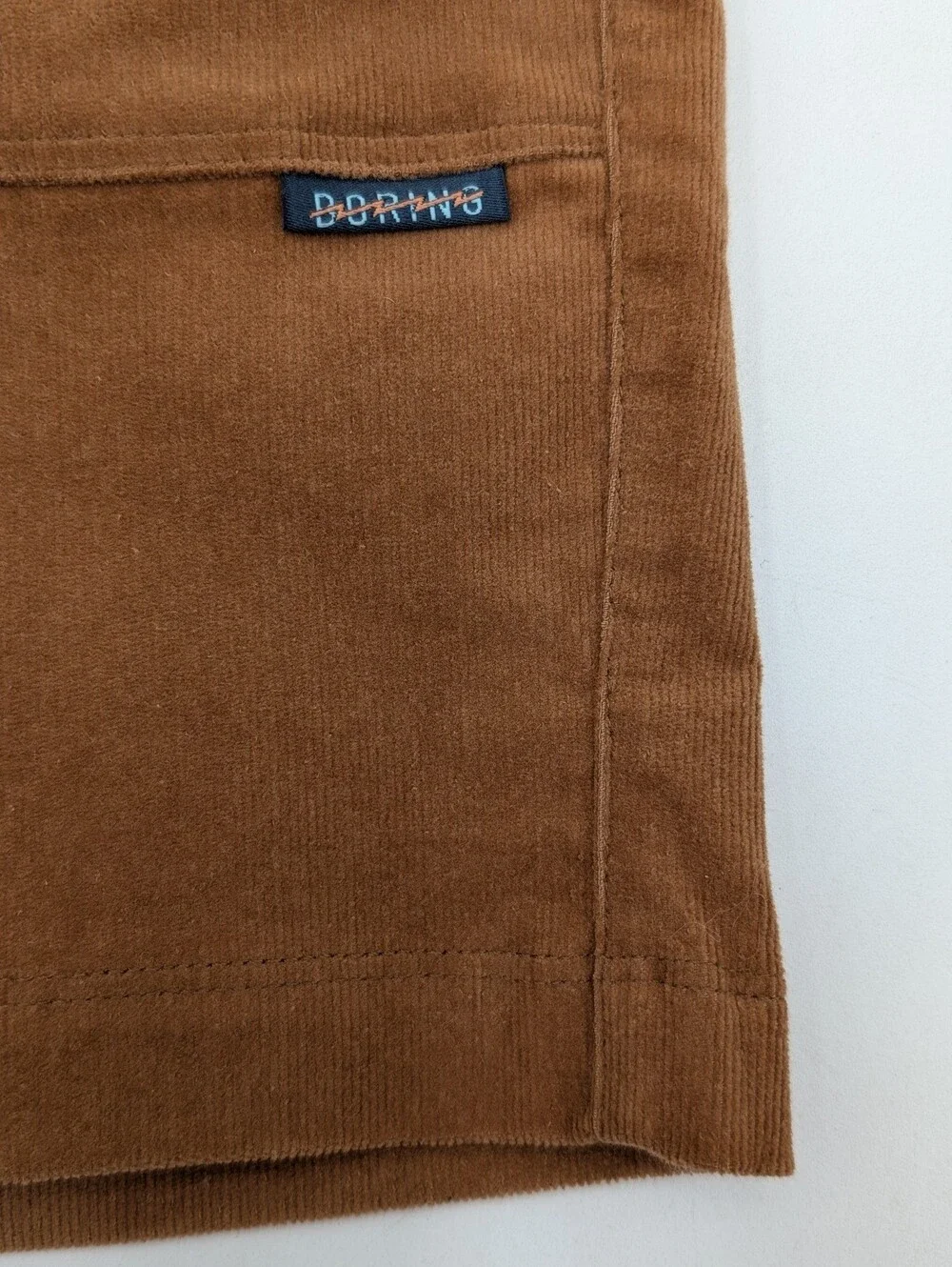 Brand-New Baja Llama Arroyo Sz XL/36 Camel/Brown Stretchy  Corduroy Walk Shorts - Picture 9 of 16